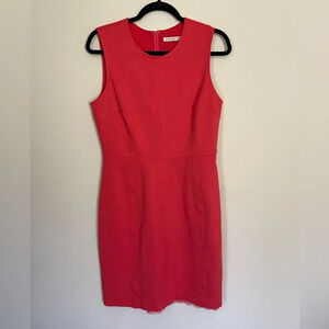 Trina Turk Sleeveless Pink Sheath Knee Length‎ Summer Dress